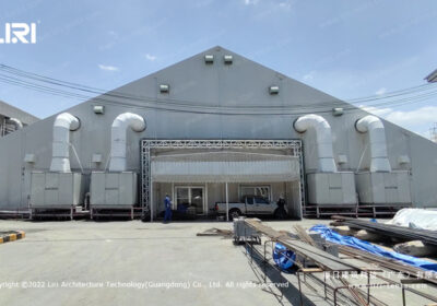 40x20m TFS Curved Tent Ready For Renovation