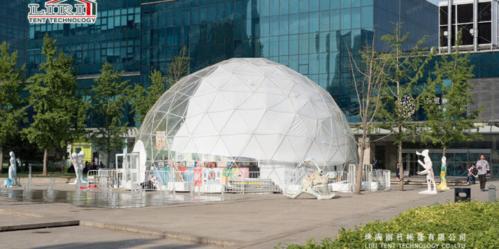 200 People Translucent Outdoor Dome Event Tent | Customized Geodesic Tents For Sale