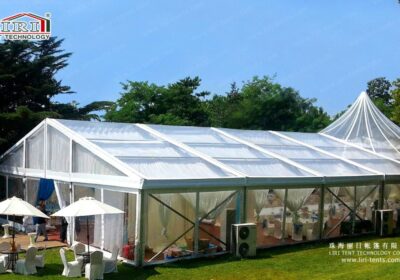 Event Tent With Transparent Roof