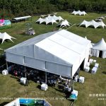 Clear Span Event Tent Combinations For Food Carnival