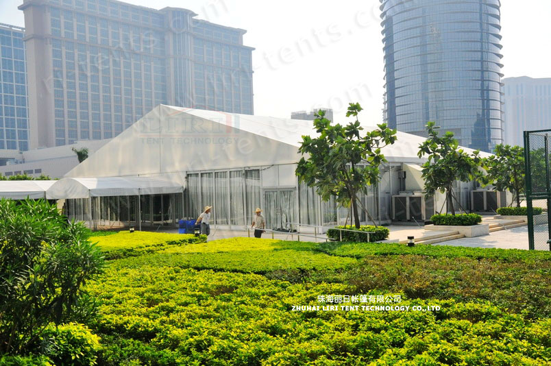 Glass Wall event tents for party