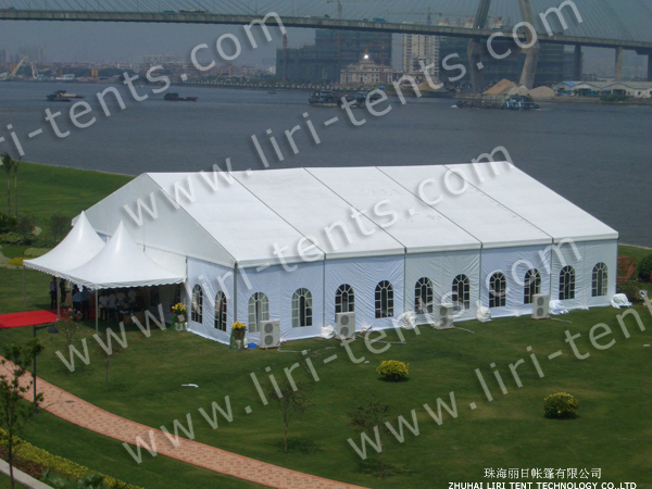 Big Party Tent with Pagoda Entrance