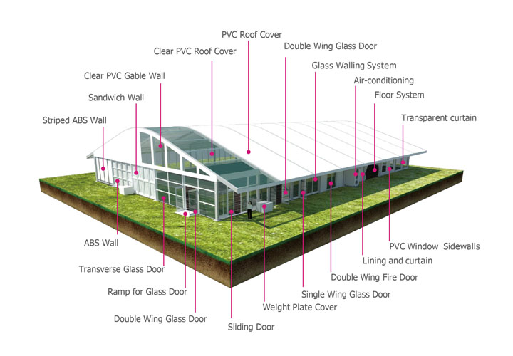 Clear Span Aluminum Frame Big Dome Event Tent for Outdoor Events