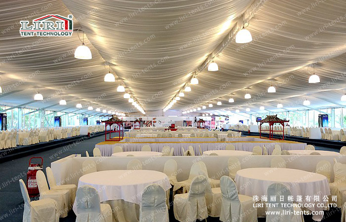 Double decker tent for China Open (28)
