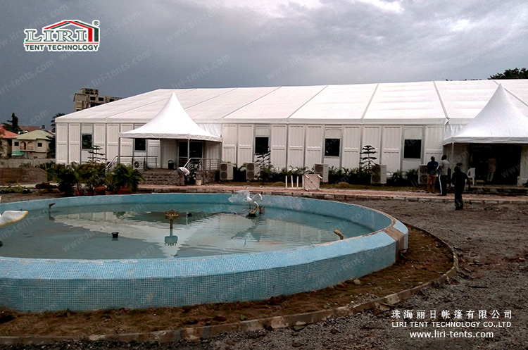 20x50m church tent with ABS walls
