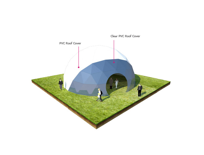 Geodestic Dome Tent for the Outdoor Event