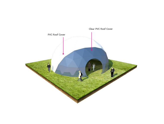 15m Geodesic Dome Structure Event Tent