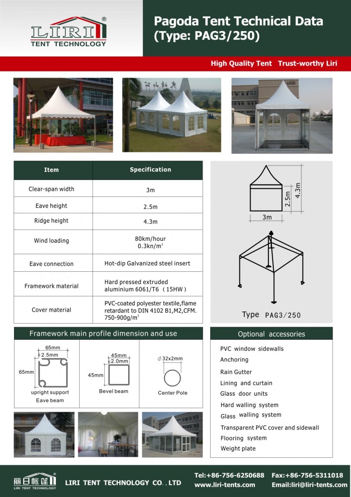 Pagoda Tent 3m