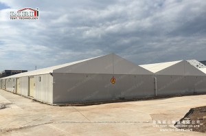 Warehouse Tent with Rolling Door and Sandwich Wall