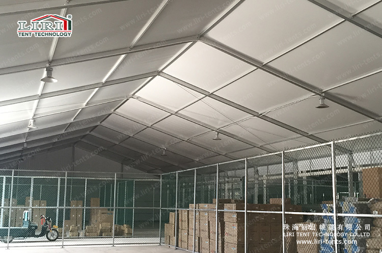 Warehouse Tent with Lighting System