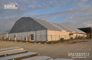 Liri polygonal clear-span event tent