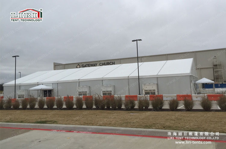 20x40m Event Tent With Plain White Roof Cover for Church