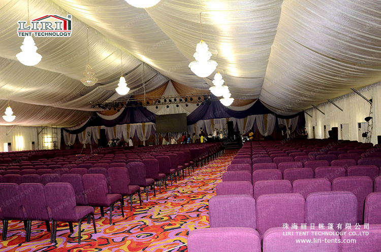 500 people elegant church tent for hajj