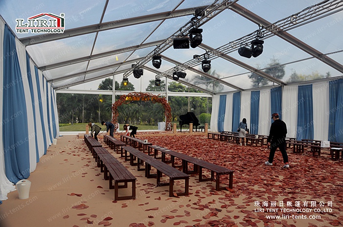 15x25m transparent tent for outdoor events