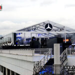 Luxury transparent event tent for Benz
