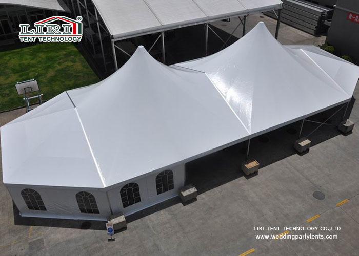 Luxury High Peak Tent with church windows for wedding