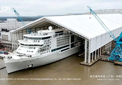 Shipyard Maintenance Tent: Clear-Span Project Case
