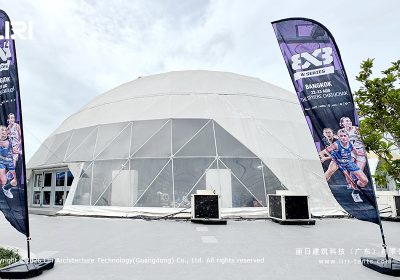 Geodesic Dome for a 3×3 Women’s Basketball Event in Thailand