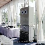 Air Conditioning Restaurant Tent Interior Detail