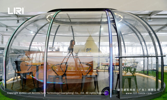 Crystal Dome House — clear-span tent for sale