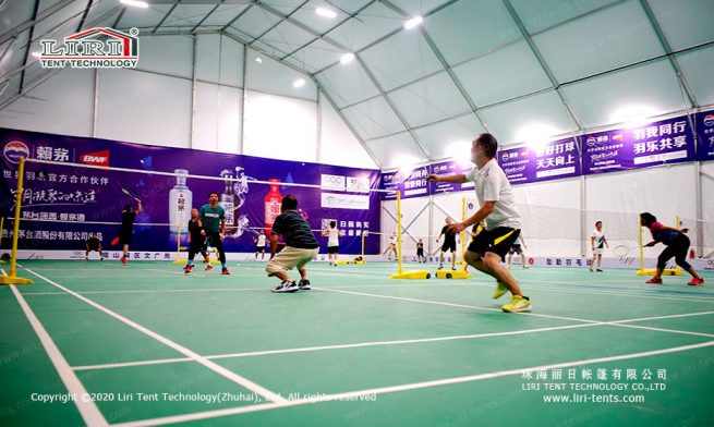 Indoor Badminton Court — clear-span tent for sale