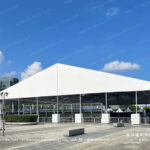 Basketball court tent