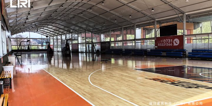 Clear Span Basketball Court Tent: Indoor Training at Liuyang Rucker Park
