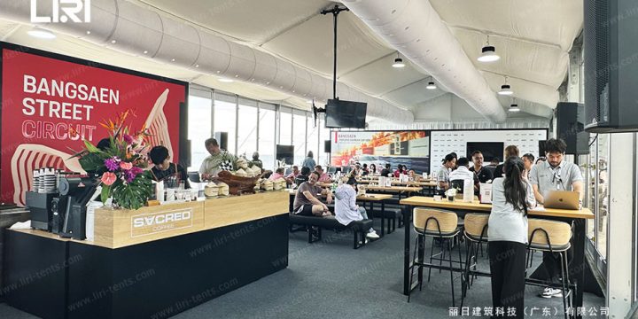 Bangsaen Grand Prix VIP Hospitality — 20x45m Clear Span Event Tent for Porsche Carrera Cup Asia