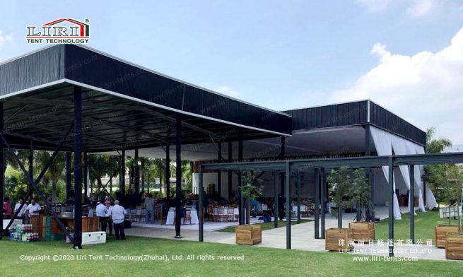 Black Tent — clear-span tent for sale