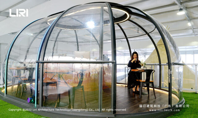 Crystal Dome House — clear-span tent for sale