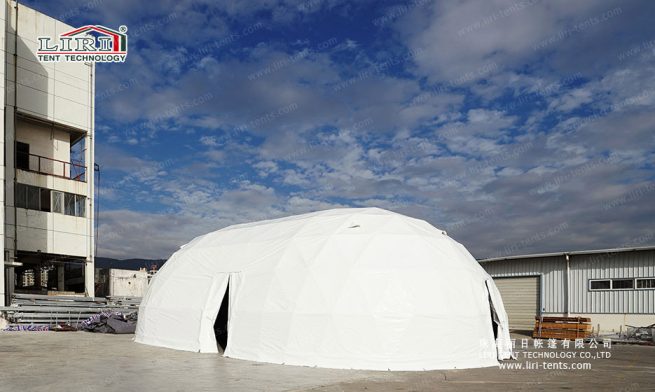 Cashew Shaped Geodesic Dome Tent — clear-span tent for sale