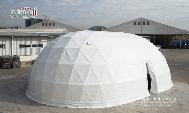Cashew Shaped Geodesic Dome Tent — clear-span tent for sale
