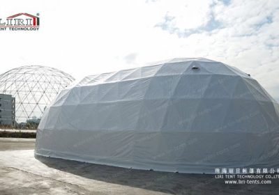 Cashew Shaped Geodesic Dome Tent