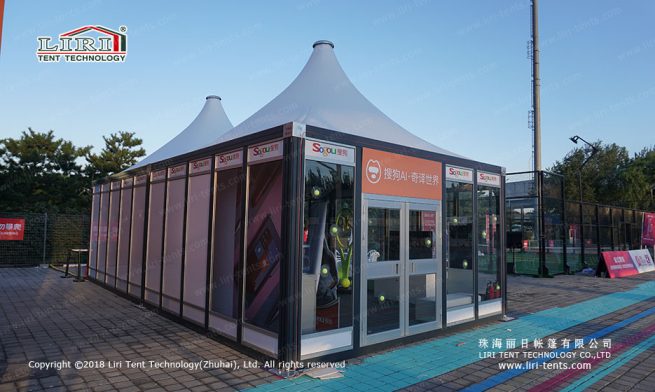 Modular Pyramid Tents — clear-span tent for sale