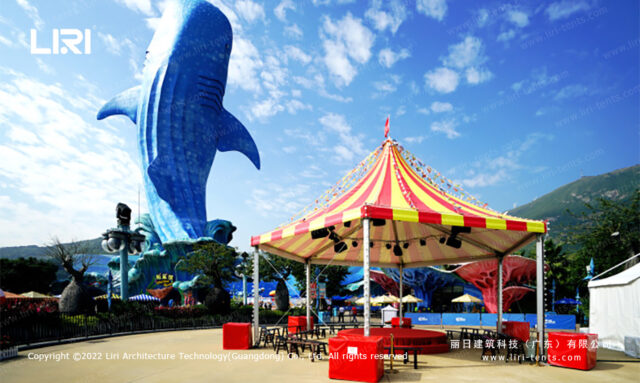 Custom Printed Tent — clear-span tent for sale