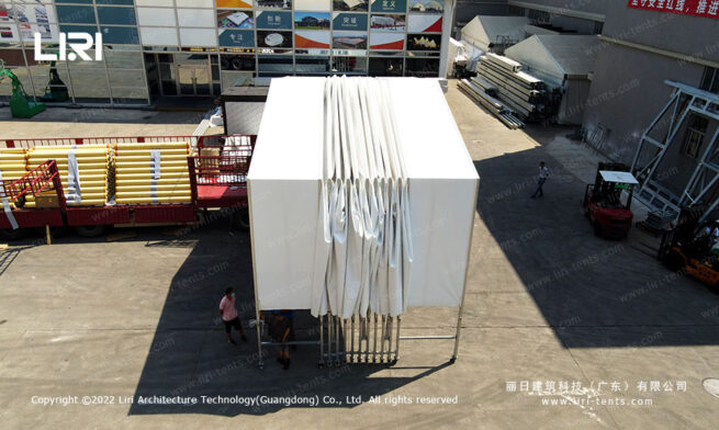 Roll Up Catering Tent — clear-span tent for sale