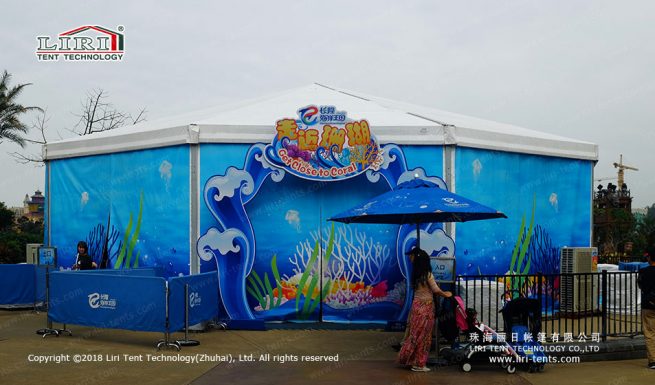 Decagonal Tent — clear-span tent for sale