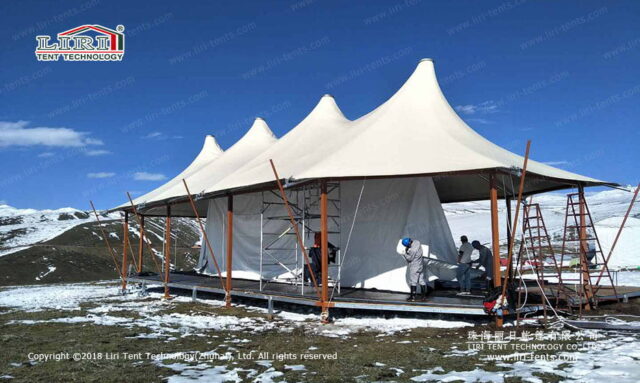 Double Peak Hotel Tent — clear-span tent for sale