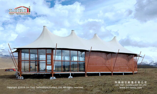 Double Peak Hotel Tent — clear-span tent for sale
