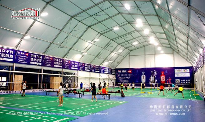Indoor Badminton Court — clear-span tent for sale