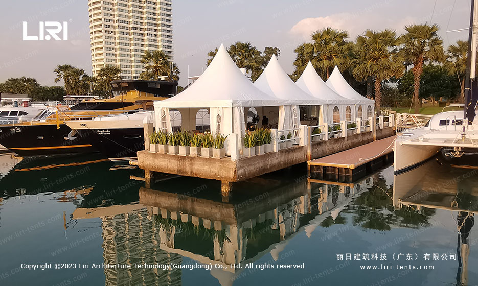 Mini-cone tents are used for shows with high crowds. They are available for wholesale and custom orders.