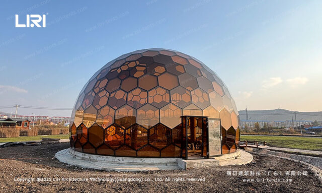 Glass Geodesic Dome — clear-span tent for sale