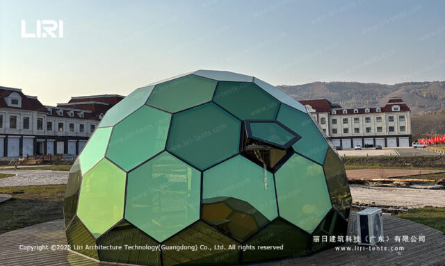 Glass Geodesic Dome tent