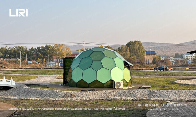 Glass Geodesic Dome — clear-span tent for sale