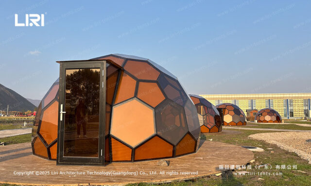Glass Geodesic Dome — clear-span tent for sale