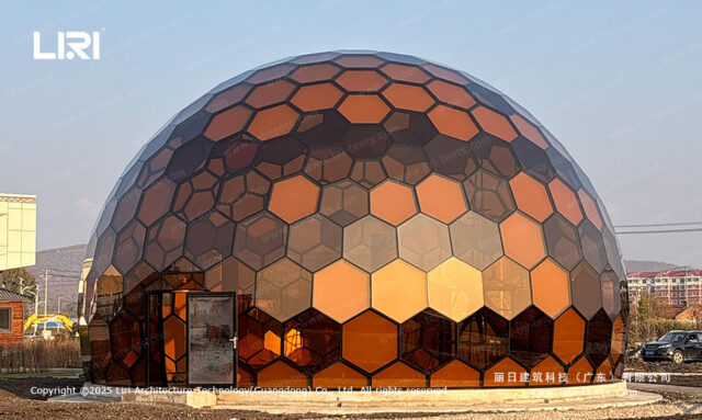 Glass Geodesic Dome — clear-span tent for sale
