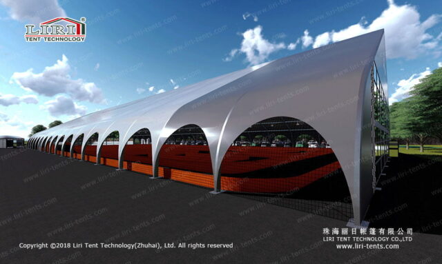 Indoor Go Kart Racing Venue — clear-span tent for sale