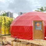 Half Oval Geodesic Dome Tent tent