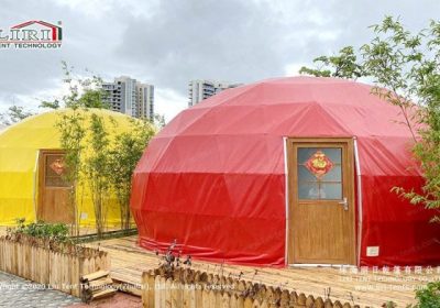 Half Oval Geodesic Dome Tent