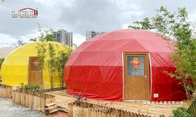 Half Oval Geodesic Dome Tent tent